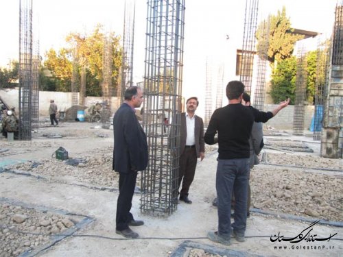 فرماندار ویژه از پروژه ساختمان کلینیک تخصصی بیمارستان شهدا گنبدکاووس بازدید کرد