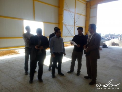 بازدید معاون فرماندار ترکمن از پروژه آب شیرین کن شهرستان