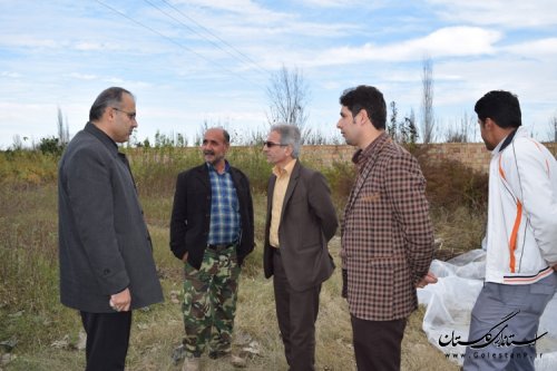 بازدید فرماندار کردکوی از یک مرکز تولید نهال