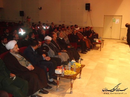 آئین تودیع و معارفه فرمانده نیروی انتظامی شهرستان ترکمن برگزار شد