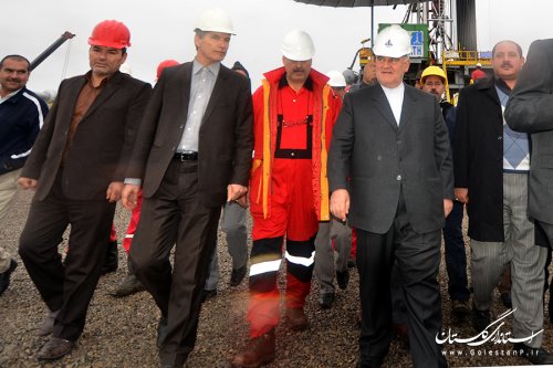 آغاز عملیات حفاری اکتشافات هیدروکربنی در منطقه صوفیکم گلستان