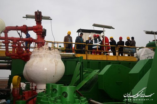 آغاز عملیات حفاری اکتشافات هیدروکربنی در منطقه صوفیکم گلستان