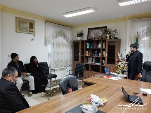 دیدار فرماندار کلاله با شهروندان و مراجعه کنندگان