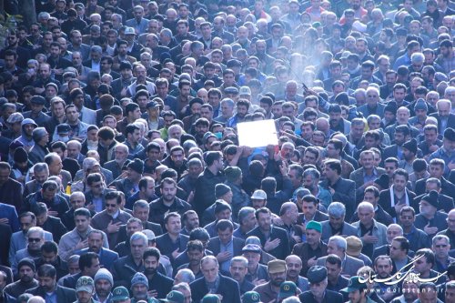 پیکر جانباز شیمیایی «محمد اتراچالی» در گرگان تشییع شد