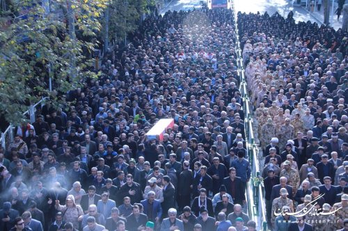 پیکر جانباز شیمیایی «محمد اتراچالی» در گرگان تشییع شد