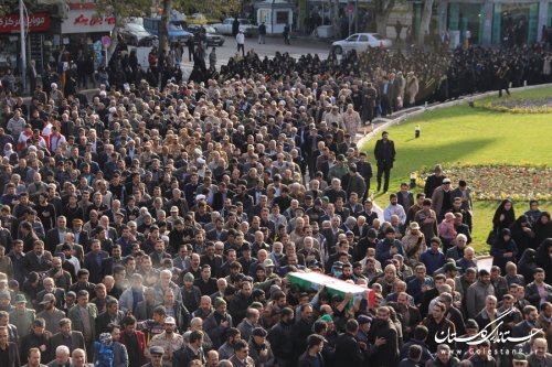 پیکر جانباز شیمیایی «محمد اتراچالی» در گرگان تشییع شد
