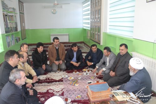 حضور مدیر کل بنیاد مستضعفان استان گلستان در مراوه تپه