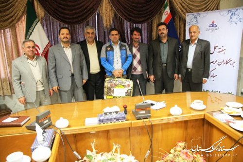 ایین بزرگداشت هفته حمل و نقل در شرکت نفت گلستان برگزار شد