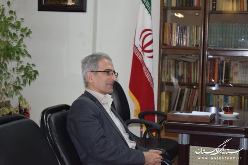 دیدار مسئول سرپرستی بانک مهر استان با فرماندار کردکوی