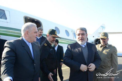 وزیر کشور وارد گرگان شد