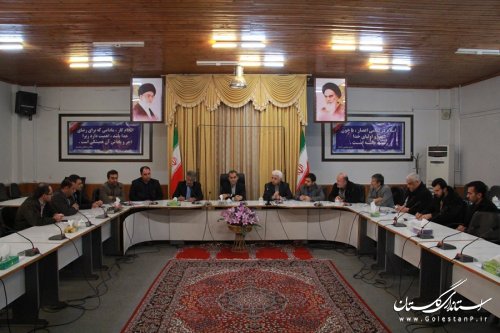 جلسه بررسی و پیگیری روشنایی مسیر گرگان به قرق برگزار شد