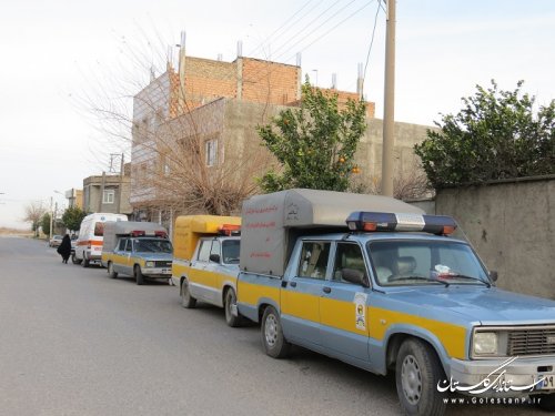 مانور ایمنی در برابر کاهش اثرات بلایای طبیعی در شرکت توزیع برق شهرستان گالیکش 