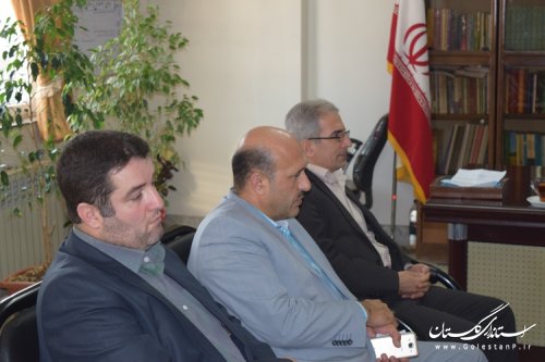 نشست اعضای هیات  بازرسی ستاد انتخابات با فرماندار