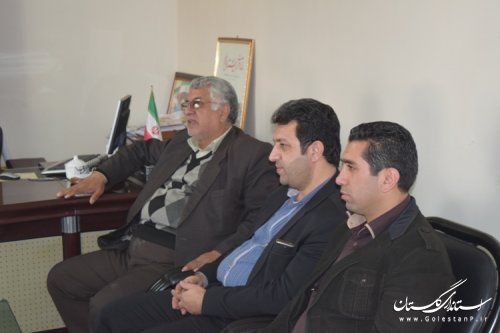 نشست اعضای هیات  بازرسی ستاد انتخابات با فرماندار