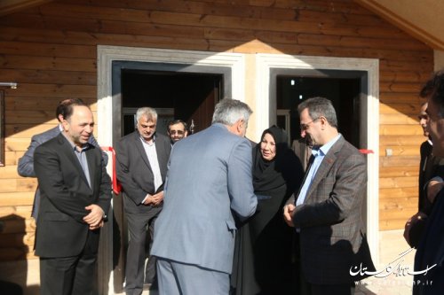 مجتمع رفاهی مددجویان گلستان باحضور رئیس سازمان بهزیستی کشور افتتاح شد 