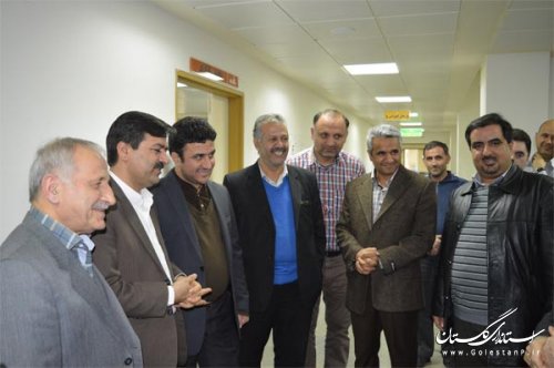  فرماندار ویژه شهرستان گنبد کاووس از بیماران بیمارستان پیامبر اعظم (ص) عیادت کرد