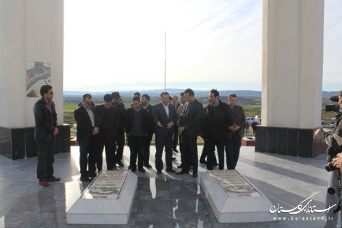 حضور رئیس سازمان مدیریت و برنامه ریزی استان در شهرستان مرزی مراوه تپه