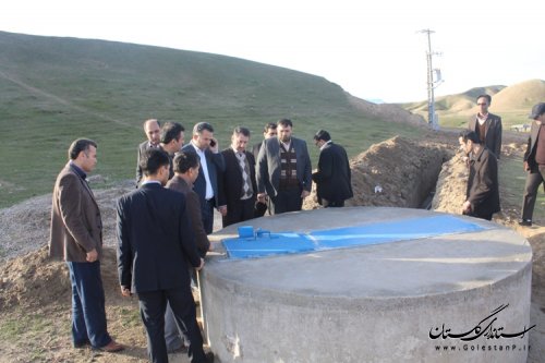 حضور رئیس سازمان مدیریت و برنامه ریزی استان در شهرستان مرزی مراوه تپه