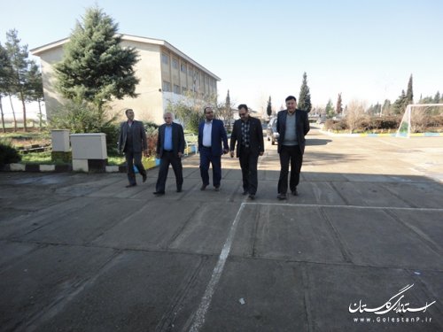 بازدید فرماندارعلی آباد کتول از هنرستان كشاورزی امام خمینی (ره)