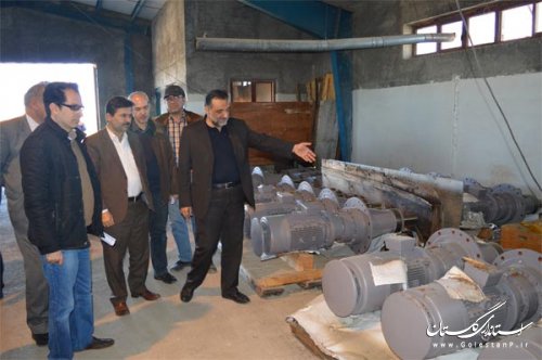 تصفیه خانه فاضلاب شهری گنبد 80 درصد پیشرفت فیزیکی دارد