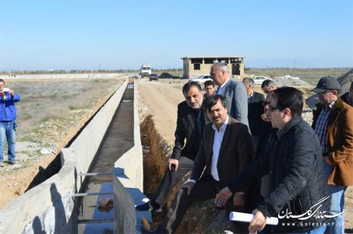 تصفیه خانه فاضلاب شهری گنبد 80 درصد پیشرفت فیزیکی دارد