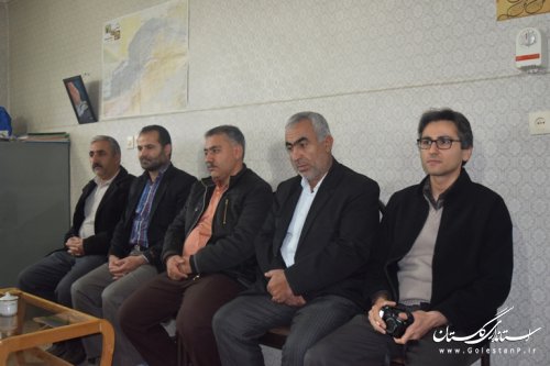 حضور معاون فرماندار کردکوی در جمع کارکنان اداره آب و فاضلاب روستایی شهرستان