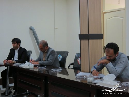جلسه کمیته یادمانها و بناهای اجلاسیه 4000 شهید استان گلستان در گالیکش برگزار شد