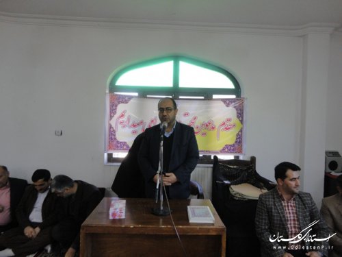 دیدار فرماندار و مسئولین ادارات علی آبادکتول با امام جمعه در اولین روز از دهه فجر
