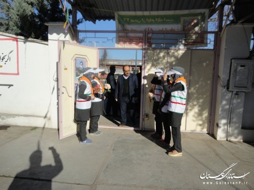 زنگ انقلاب در مدارس علی آباد کتول طنین‌انداز شد
