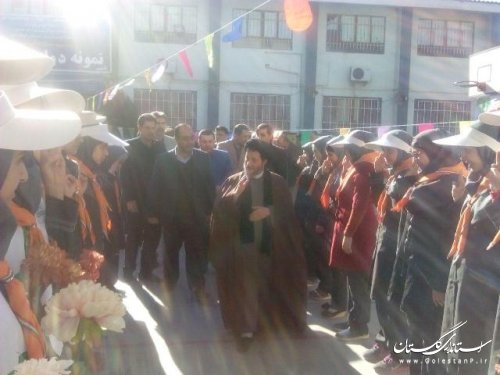 زنگ انقلاب در مدارس علی آباد کتول طنین‌انداز شد