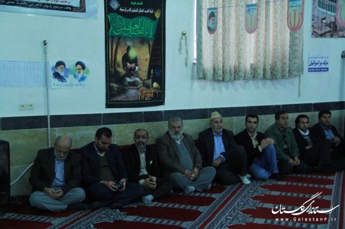 مراسم افتتاح متمرکز پروژه های بخش مرکزی گرگان در روستای نودیجه برگزار شد