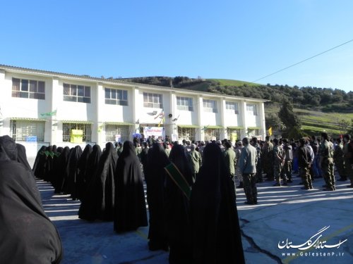 رزمایش دفاع از کوی و برزن با اقتدار در مینودشت برگزار شد
