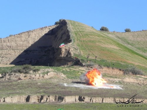 رزمایش دفاع از کوی و برزن با اقتدار در مینودشت برگزار شد