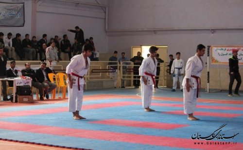 دومین دوره مسابقات کاراته قهرمانی شمال کشور در شهر فاضل آباد برگزار شد
