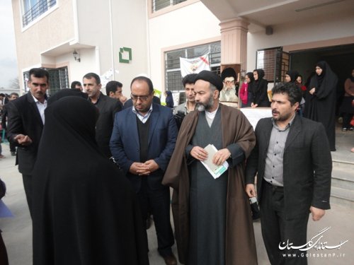 برگزاری جشن انقلاب باحضور فرماندار علی آباد کتول