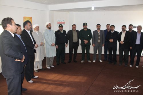 افتتاح ساختمان دهیاری روستای قره گل غربی شهرستان مراوه تپه
