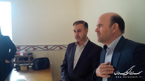 افتتاح خانه بهداشت روستای قره قاشلی شهرستان ترکمن
