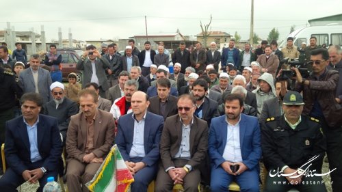افتتاح دو پارک کودک روستایی در شهرستان ترکمن باحضور فرماندار