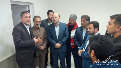 افتتاح رختکن استادیوم ورزشی قاندمی شهرستان ترکمن