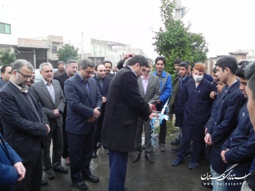 با حضور فرماندار مینودشت از طرحهای فنی و حرفه ای بهره برداری شد