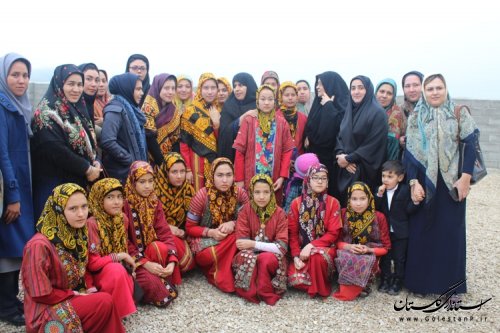 افتتاح ساختمان فاطمیه شهیده طاهره هاشمی روستای دیکلی داش شهرستان مراوه تپه 