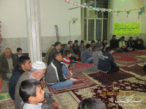 حضور فرماندار رامیان در جشن انقلاب روستای نارکلاته