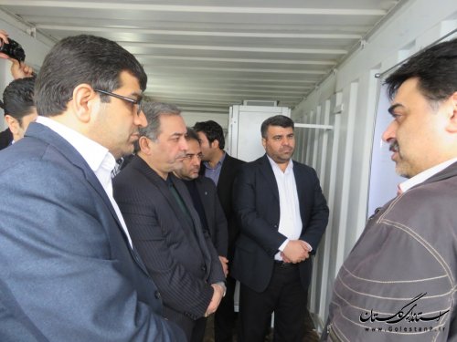 افتتاح تصفیه خانه آب شیرین کن مجتمع شهید رجایی گلند