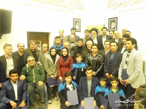 دیدار جامعه ورزش و جوانان گلستان نماینده ولی فقیه در استان 