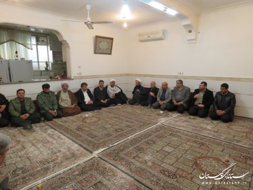 دیدار رئیس سازمان جهادکشاورزی استان و فرماندار رامیان با خانواده شهدای جهادگر