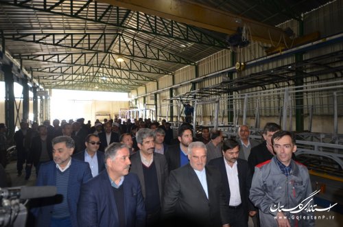 واحد تولید و مونتاژ خودرو گلستان با حضور استاندار آغاز به کار کرد