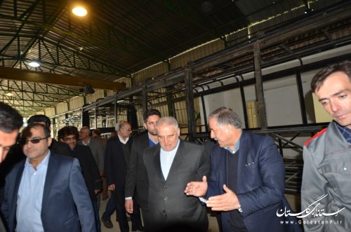 واحد تولید و مونتاژ خودرو گلستان با حضور استاندار آغاز به کار کرد