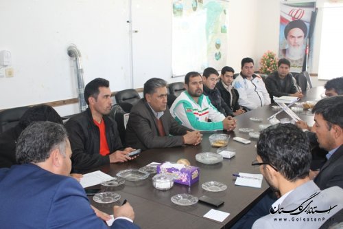نشست مشترک فرماندار با ورزشکاران و جوانان شهرستان مراوه تپه برگزار شد  
