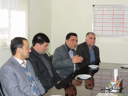 دیدار مدیرعامل شرکت مخابرات استان با فرماندار گالیکش
