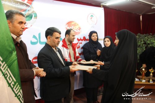 اختتاميه ششمين المپياد فرهنگي ورزشي اعضاي سازمان جوانان هلال احمر گلستان